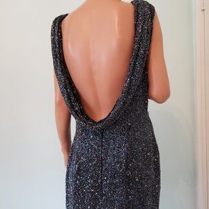 NWOT RIAZEE BOUTIQUE Stunning heavily beaded, fully lined Formal Dress.